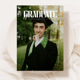 モダンはっきりしたタイポグラフィ 案内状