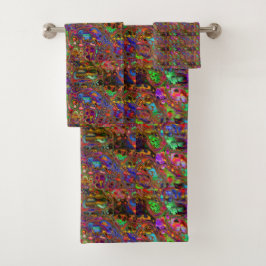 モダンはっきりしたデザイン バスタオルセット