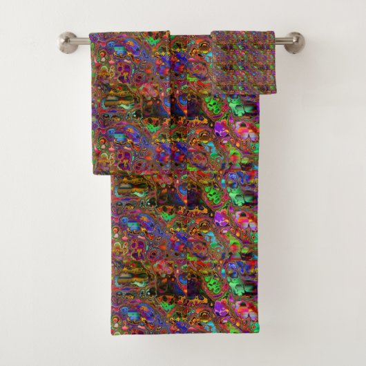 モダンはっきりしたデザイン バスタオルセット (インサイチュ)