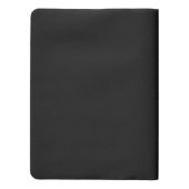 モダンはっきりしたパーソナライズされたモノグラム名 エクストララージMoleskineノートブック (裏面)