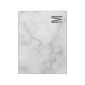 モダンはっきりしたパーソナライズされたモノグラム名 ノートパッド (回転)