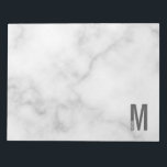 モダンはっきりしたパーソナライズされたモノグラム名 ノートパッド<br><div class="desc">モノグラムモダンデザインパーソナライズされたモノグラム文字"M"と名前を使用してモダンsans serifフォントスタイルはっきりした。</div>