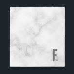 モダンはっきりしたパーソナライズされたモノグラム名 ノートパッド<br><div class="desc">モダンモノグラムデザインパーソナライズされたでモノグラム文字"E"と名前を使用してモダンsans serifフォントスタイルではっきりした。</div>