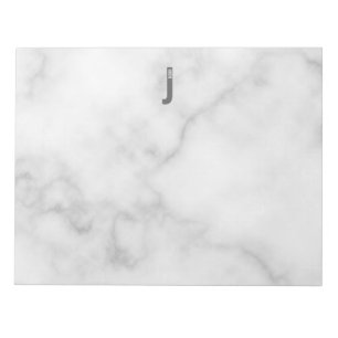 モダンはっきりしたパーソナライズされたモノグラム名 ノートパッド