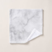 モダンはっきりしたパーソナライズされたモノグラム名 バスタオルセット (ウォッシュタオル)