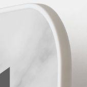 モダンはっきりしたパーソナライズされたモノグラム名 ピックルボールラケット (左詳細)