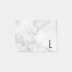 モダンはっきりしたパーソナライズされたモノグラム名 ポストイット