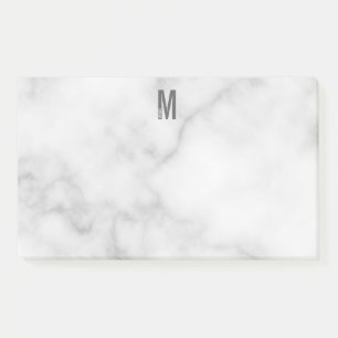 モダンはっきりしたパーソナライズされたモノグラム名 ポストイット