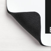 モダンはっきりしたパーソナライズされたモノグラム名 マウスパッド (コーナー)