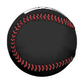 モダンはっきりしたパーソナライズされたモノグラム名 野球ボール (正面左)