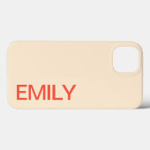 モダンはっきりしたパーソナライズされた Case-Mate iPhoneケース (裏面 (横))