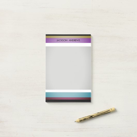 モダンはっきりしたパーソナライズされた Cute ポストイット (デスク上)