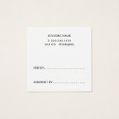 モダンはっきりしたフェイク金ゴールドハート (裏面)