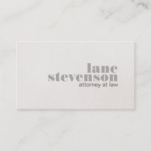 モダンはっきりしたフォント弁護士名刺 名刺 (正面)