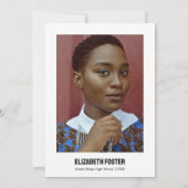 モダンはっきりしたフォント招待状 招待状 (裏面)