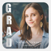 モダンはっきりしたフォント スクエアシール (正面)