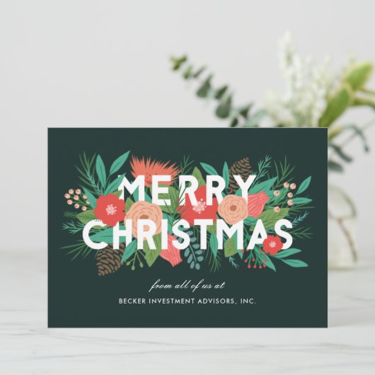 モダンはっきりしたフローラ企業の シーズンカード (スタンド正面)