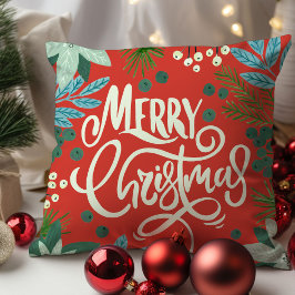 モダンはっきりしたフローラ クッション