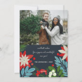 モダンはっきりしたフローラ シーズンカード (裏面)