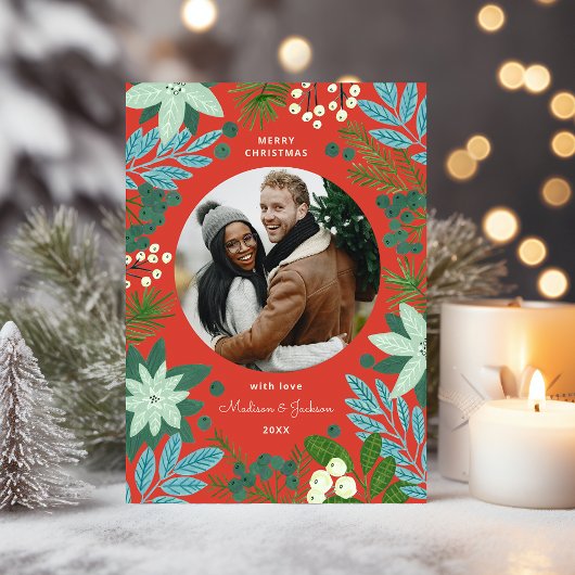 モダンはっきりしたフローラ シーズンカード