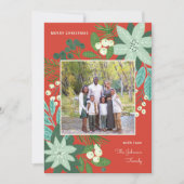 モダンはっきりしたフローラ シーズンカード (正面)