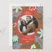 モダンはっきりしたフローラ シーズンカード (正面)