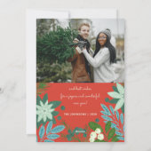 モダンはっきりしたフローラ シーズンカード (裏面)