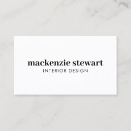 モダンはっきりしたプロフェッショナル 名刺