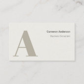 モダンはっきりしたミニマルプロフェッショナル 名刺 (正面)