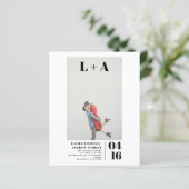 モダンはっきりしたミニマル写真結婚予算 (スタンド正面)