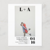 モダンはっきりしたミニマル写真結婚予算 (正面)