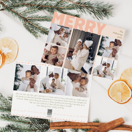 モダンはっきりしたメリーCoral Year In Review Eight Photo シーズンカード