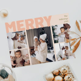 モダンはっきりしたメリーCoral Year In Review Five Photo シーズンカード