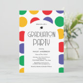 モダンはっきりしたレトロ70s卒業 招待状 (スタンド正面)