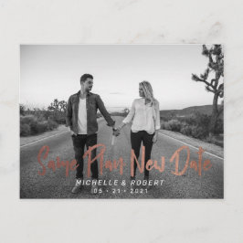 モダンはっきりした写真の日付の変更 ポストカード