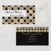 モダンはっきりした名刺テンプレート 名刺 (正面/裏面)