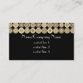 モダンはっきりした名刺テンプレート 名刺 (裏面)