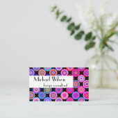 モダンはっきりした名刺テンプレート 名刺 (スタンド正面)