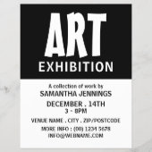 モダンはっきりした展広告展 チラシ (正面)