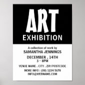 モダンはっきりした展広告展 ポスター (正面)