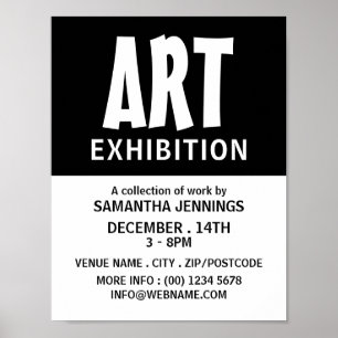 モダンはっきりした展広告展 ポスター