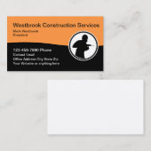 モダンはっきりした建築名刺デザイン2 名刺 (正面/裏面)