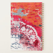 モダンはっきりした抽象芸術ア絵を描ルプランナー プランナー手帳 (裏面)