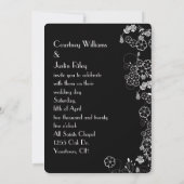 モダンはっきりした招待状 招待状 (裏面)