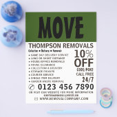 モダンはっきりした撤去広告会社 チラシ (シングル)