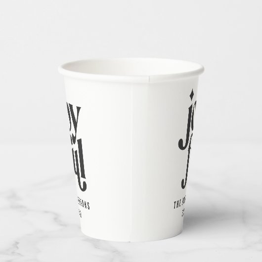 モダンはっきりした楽なクリスマス 紙コップ (右)