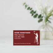 モダンはっきりした男らしHandyman名刺 名刺 (スタンド正面)