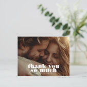 モダンはっきりした白黒 ポストカード (スタンド正面)