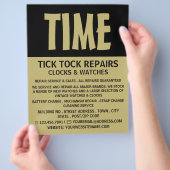 モダンはっきりした科広告医 チラシ (手)