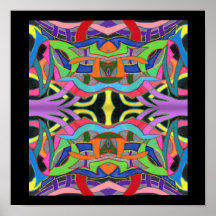 モダンはっきりした線カラフルスケッチ